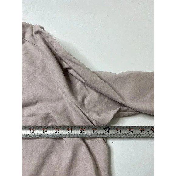 MELISSA McCARTHY Seven7 Light Pink Front Tie 3/4 Sleeve Blouse Womens Size 3X - Picture 5 of 6